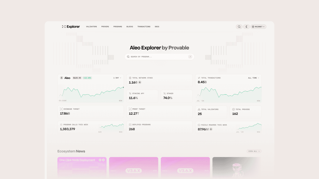 Introducing the New and Improved Provable Explorer